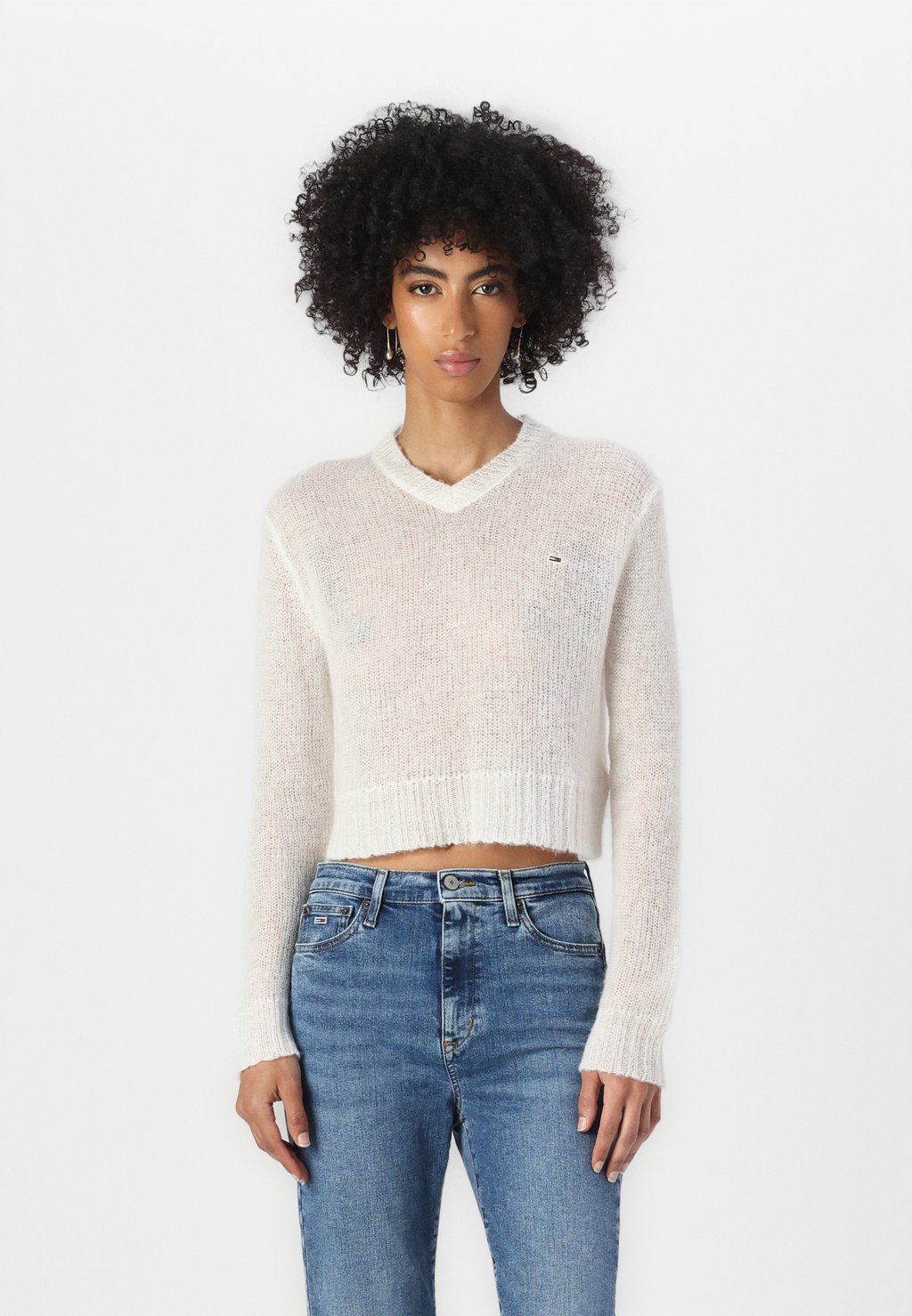 

Свитер V NECK Tommy Jeans, белый