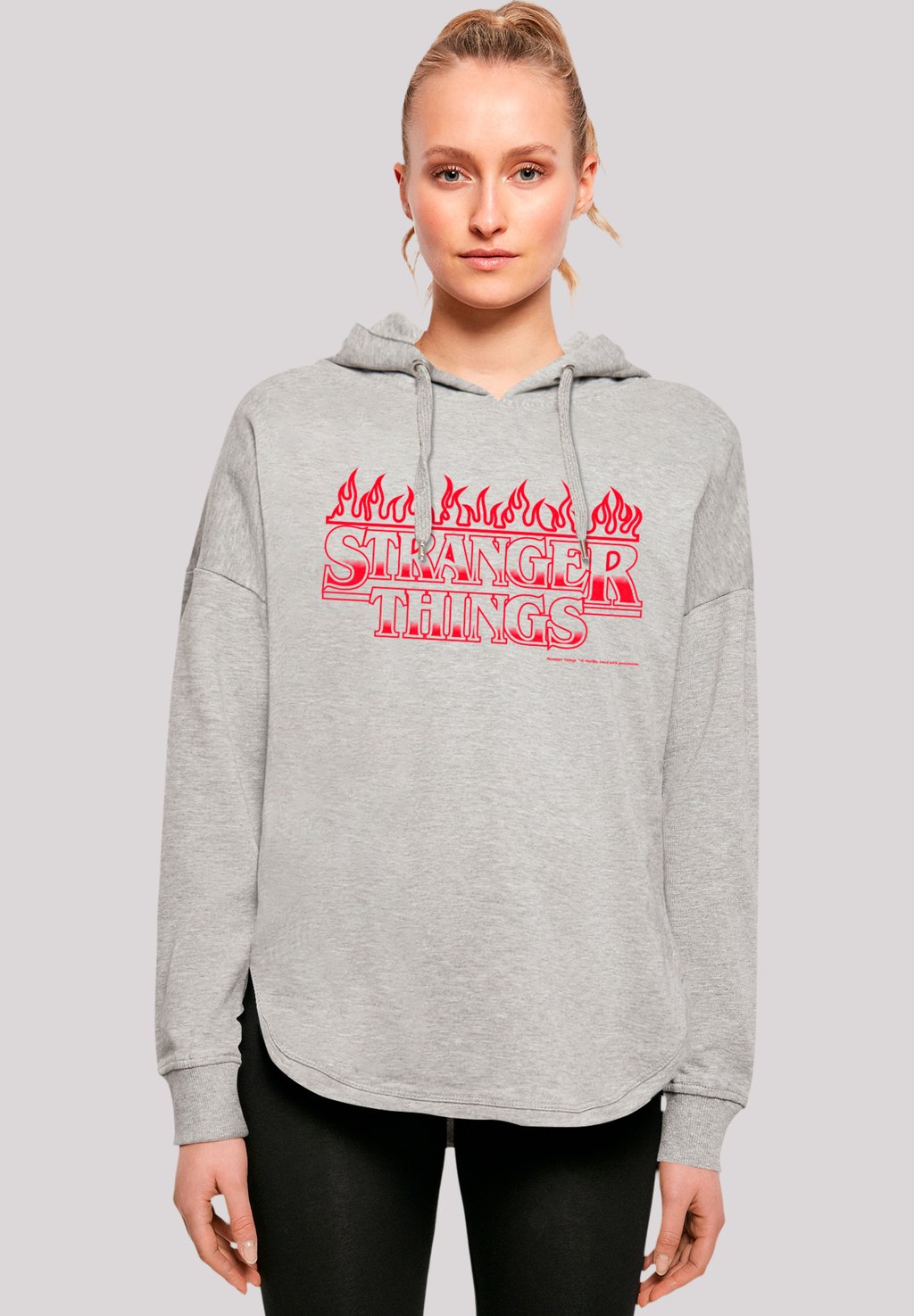 

Толстовка STRANGER THINGS FLAMES NETFLIX TV SERIES - Hoodie F4NT4STIC, серый