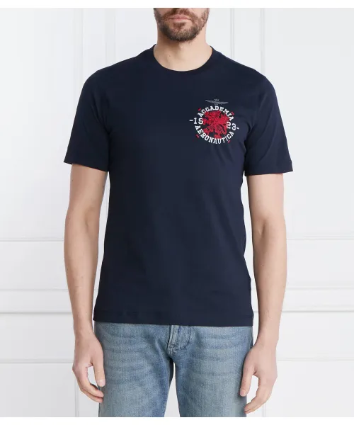 

Футболка Regular fit Aeronautica Militare, синий