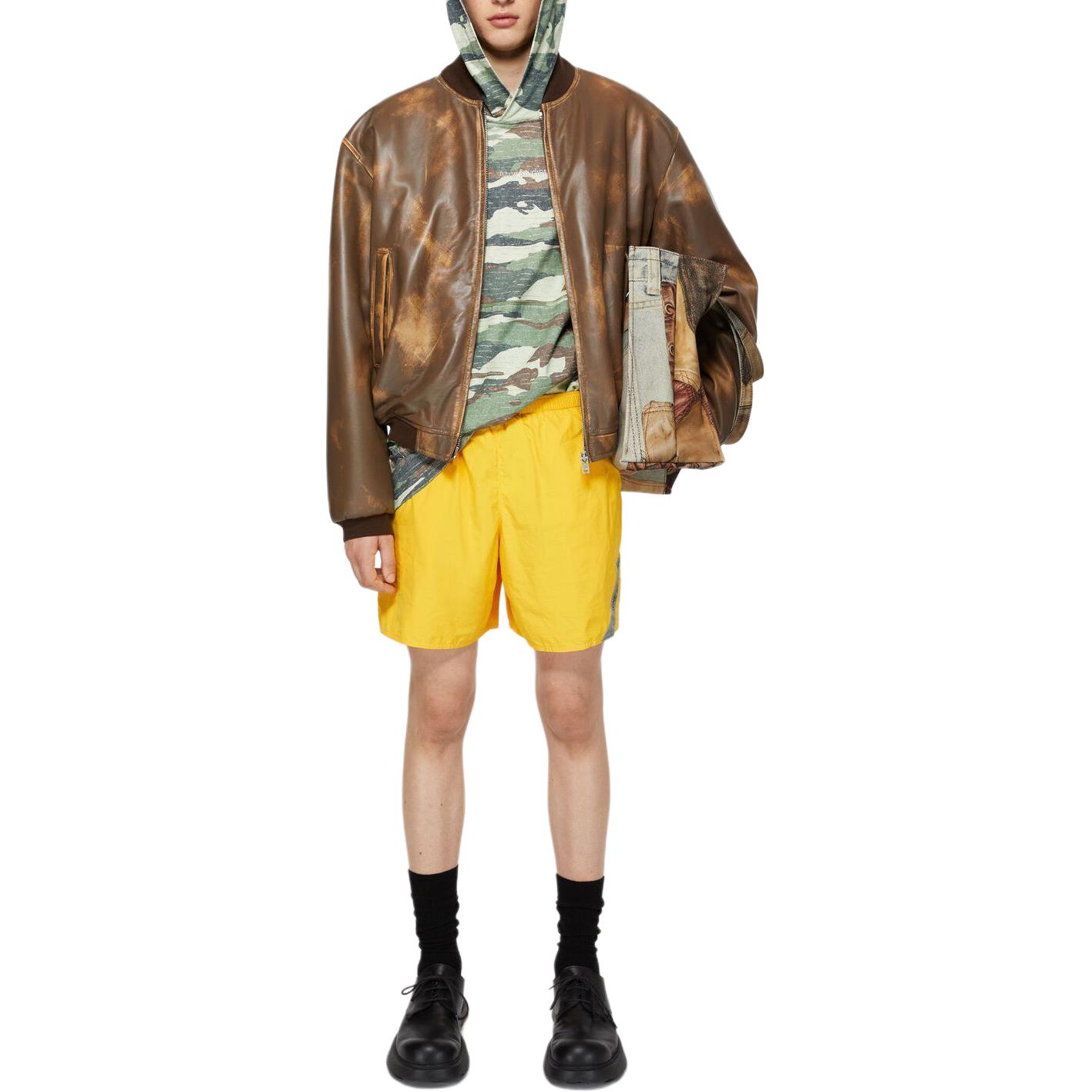 Acne Studios Повседневные шорты мужские светло-желтые — фото 4