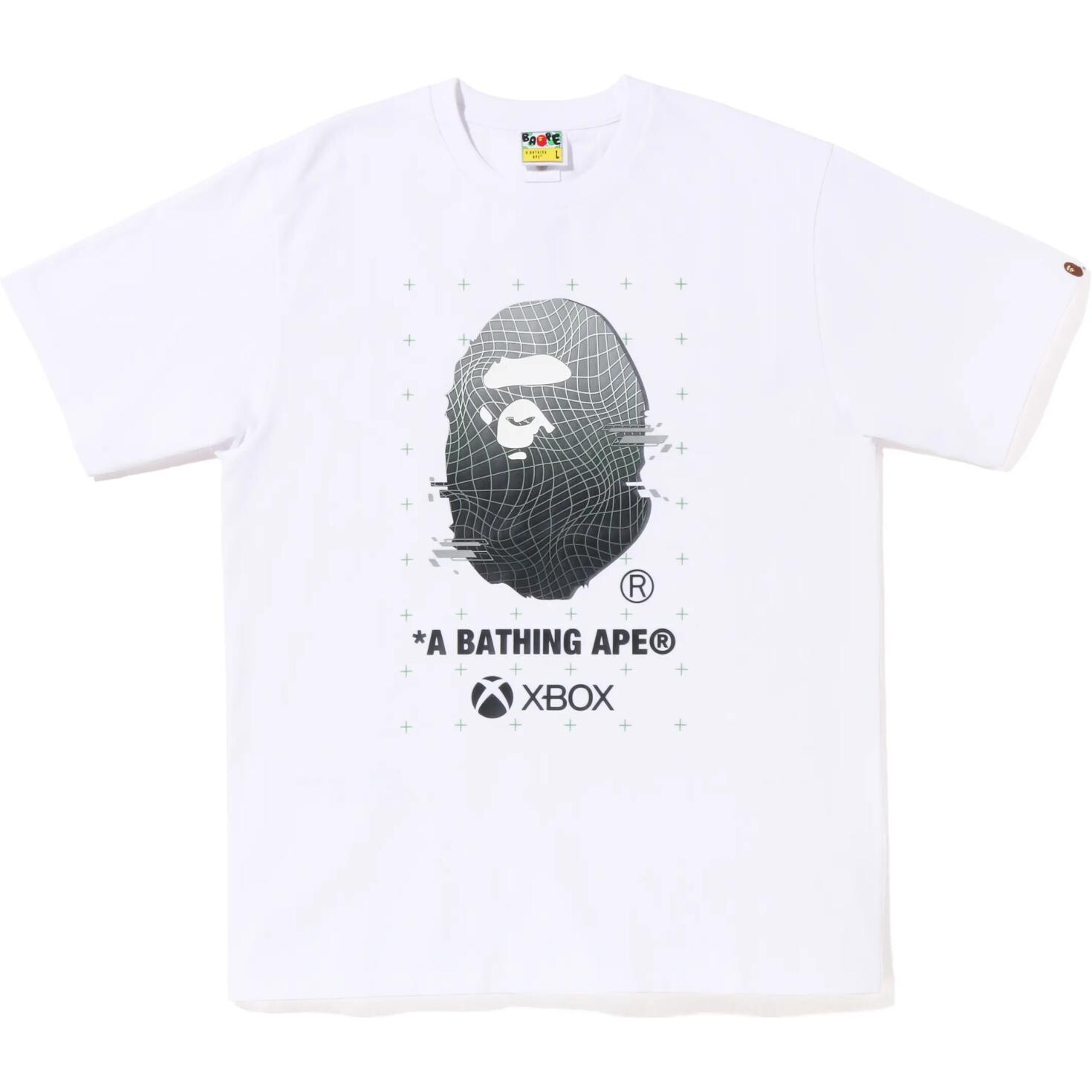 

Футболка BAPE X Xbox SS24 Ape Head II A Bathing Ape, белый