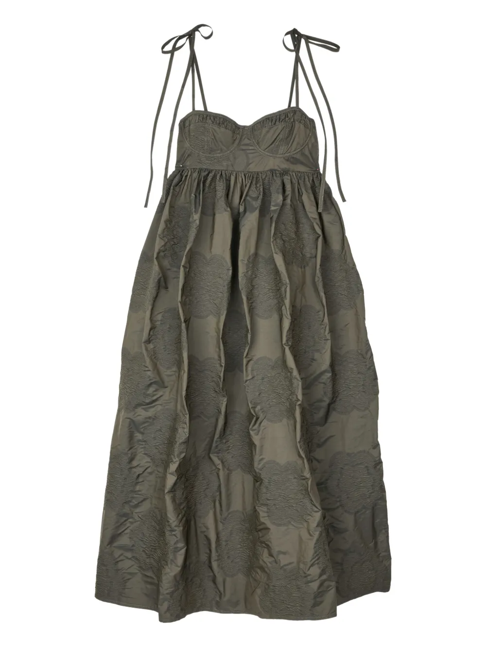 

Платье миди alena Cecilie Bahnsen, зеленый