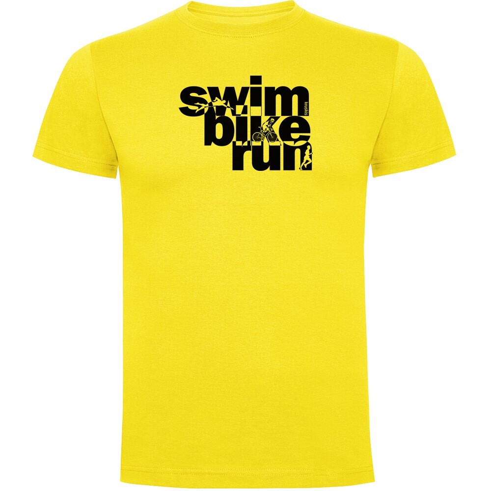 

Футболка Kruskis Word Triathlon, желтый