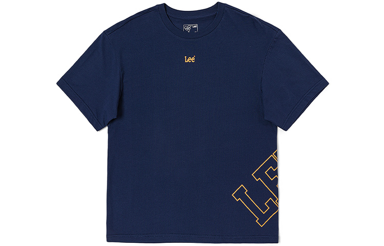 

Lee Футболка унисекс темно-синяя, Синий, Lee Футболка унисекс темно-синяя