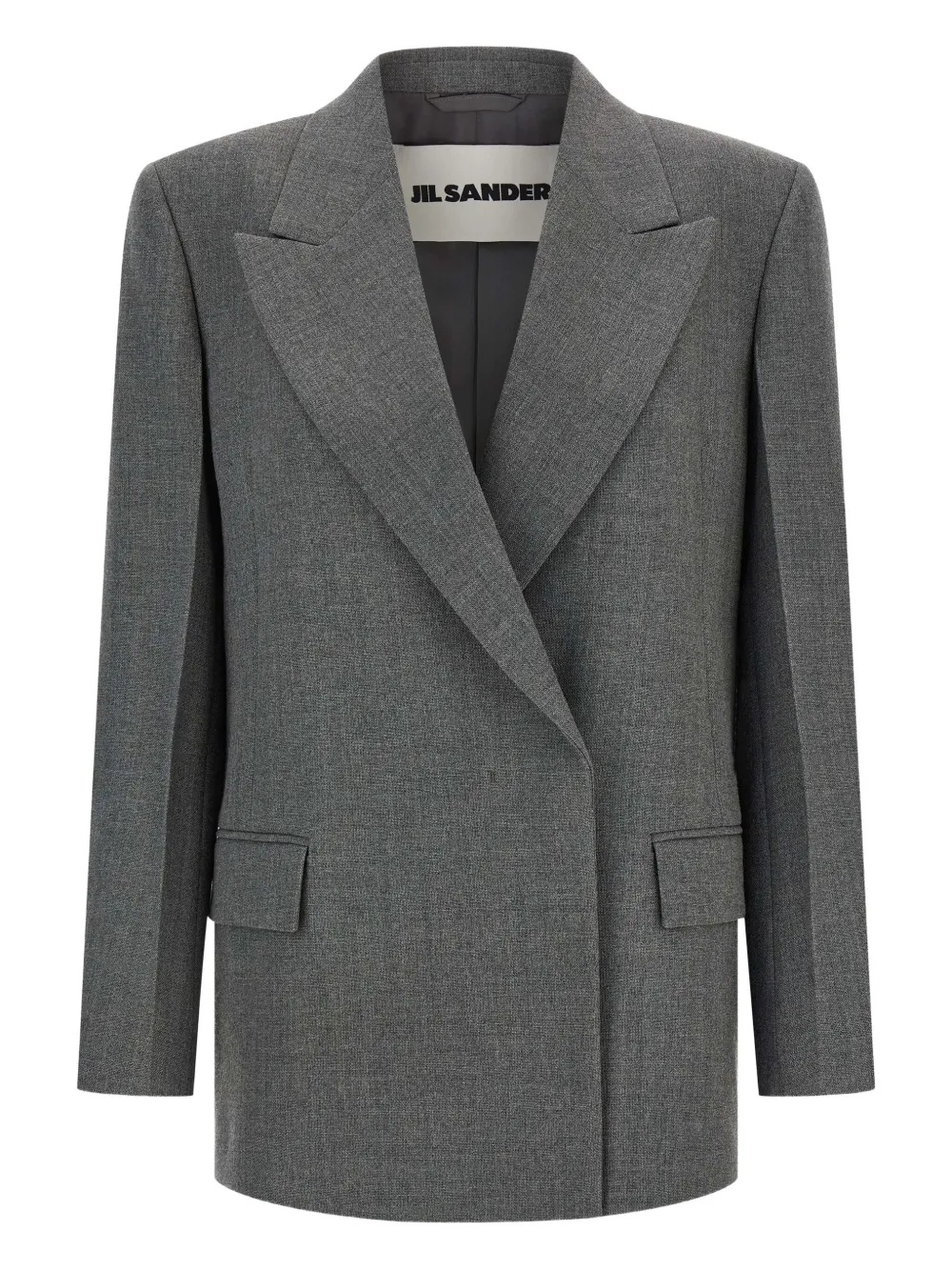 

Блейзер с карманами-клапанами JIL SANDER, серый