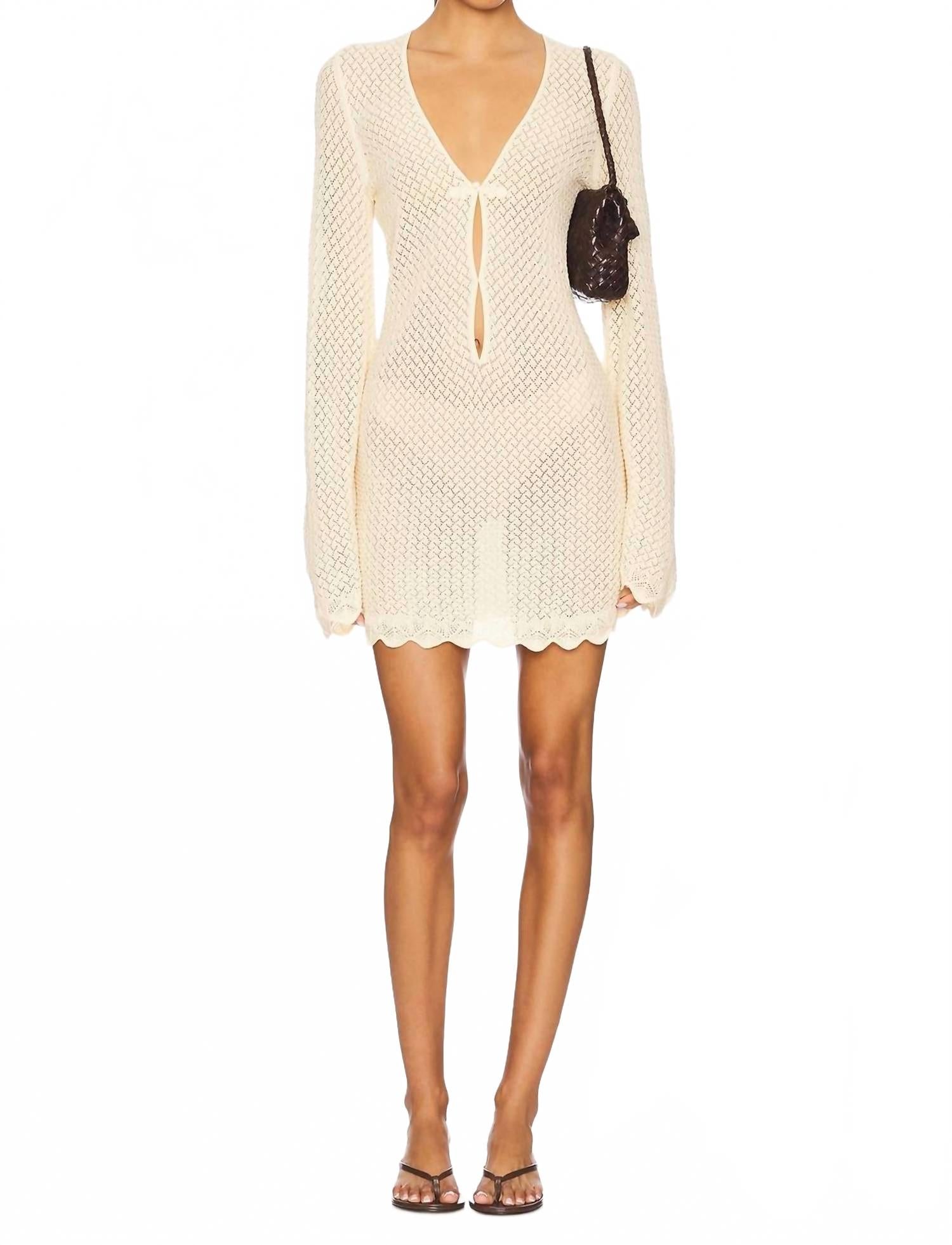 

Женское мини-платье танзания в цвете кость The Garment, Bone