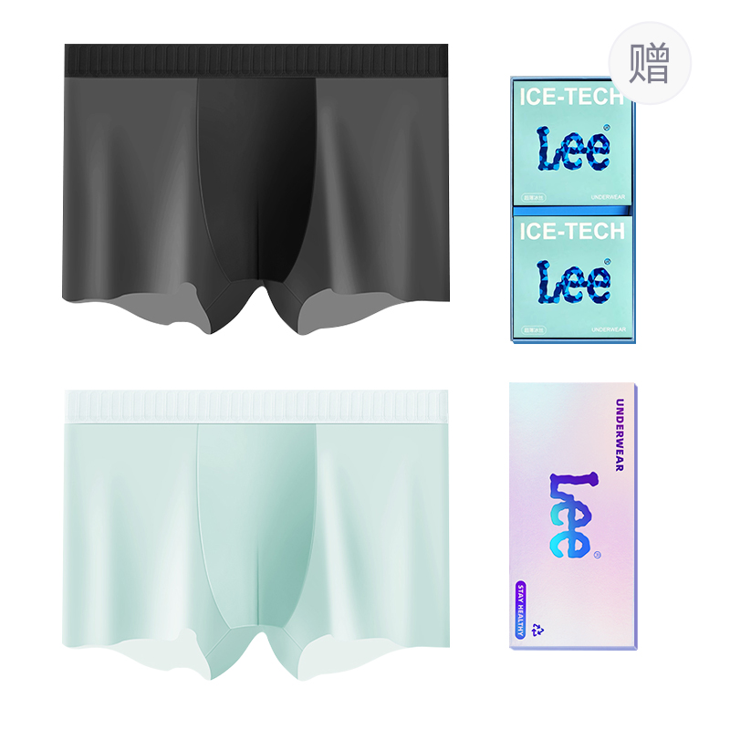 

Классические 101 трусы мужские подарочный набор из 2 полосок Lee, черный