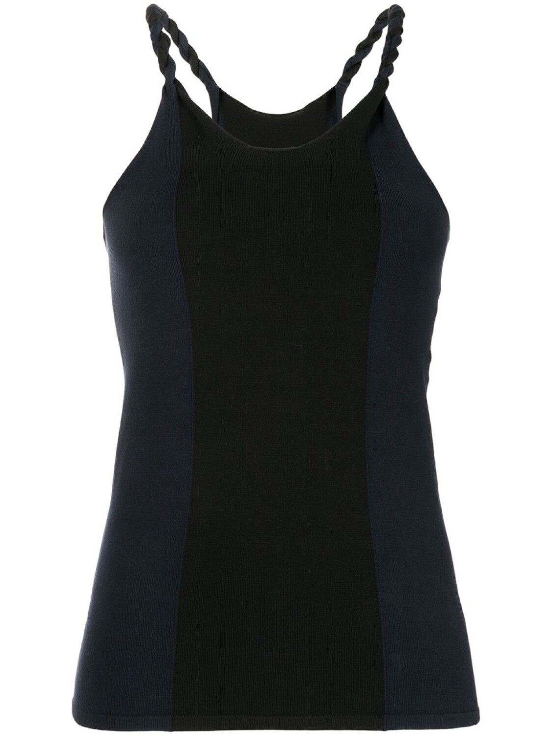 

Dion Lee топ с плетеными бретелями, синий
