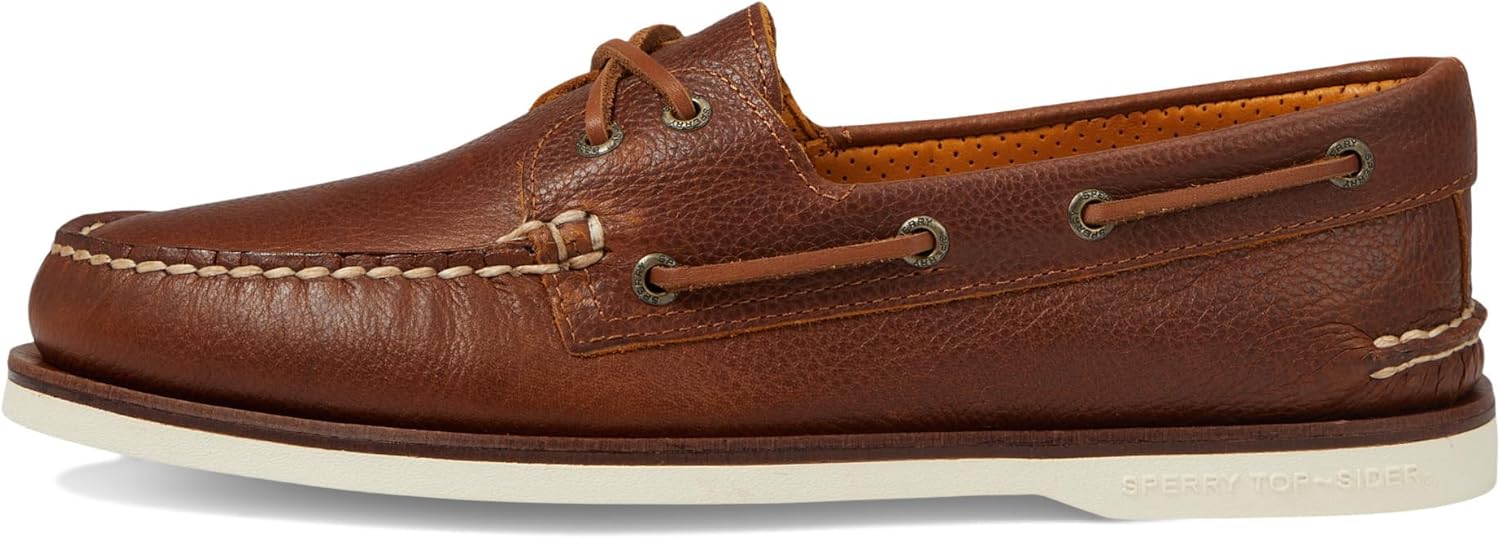 Мужские золотистые аутентичные двухглазые сезонные кроссовки Sperry — фото 4