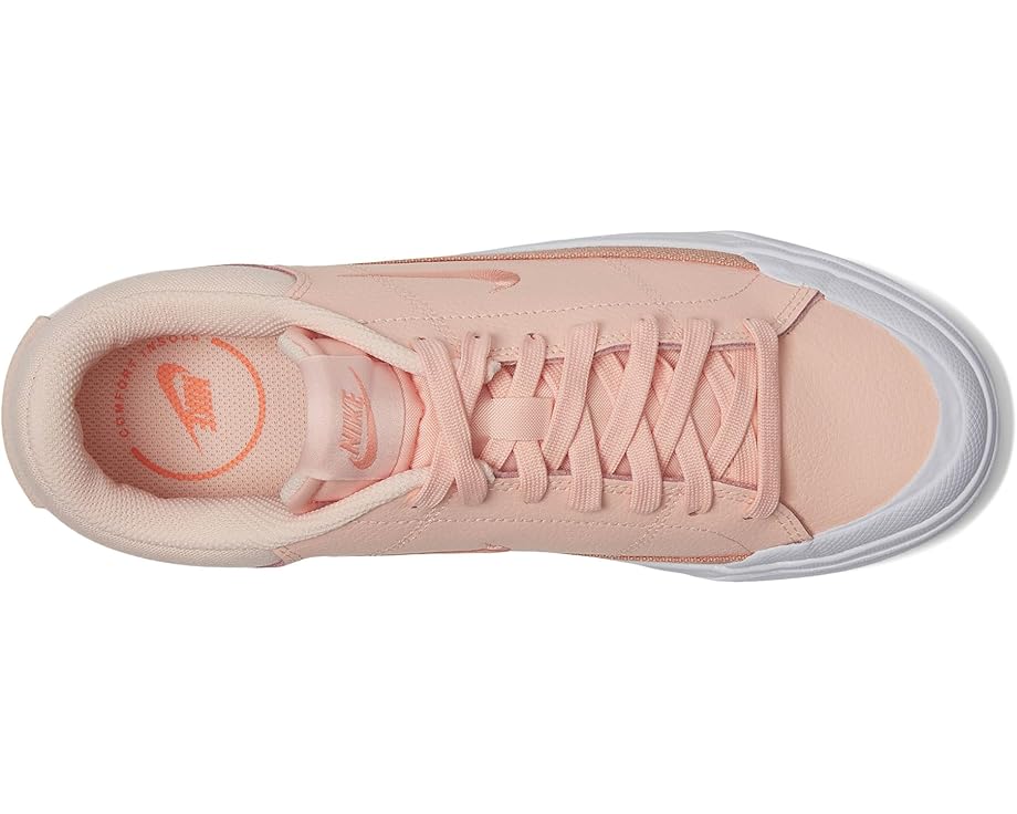 Кроссовки Nike Court Legacy Lift, цвет Washed Coral/Apricot Agate/White — фото 2