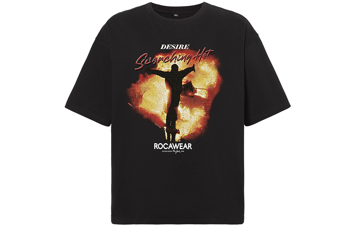 

ROCAWEAR Футболка унисекс, Черный