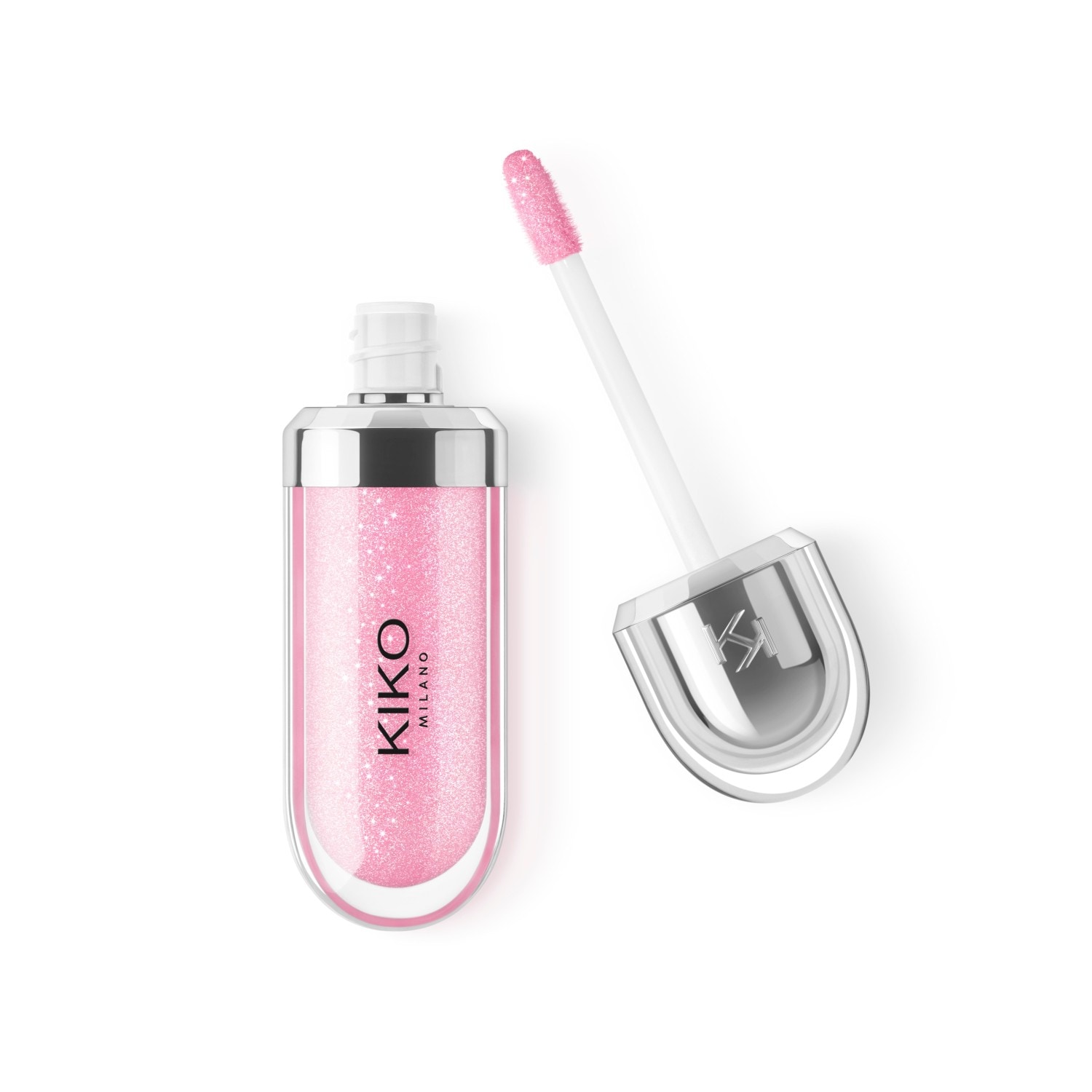 

Блеск для губ 3d hydra Kiko Milano, 05 pearly pink, объем 6.5 мл
