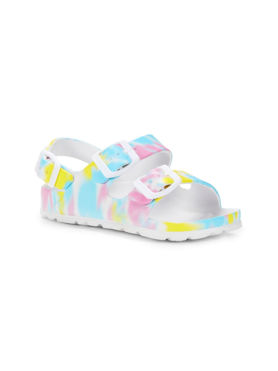 

Синтетические сандалии Jasmin Pastel Tie Dye для маленькой девочки MIA, цвет Pastel Tye Dye