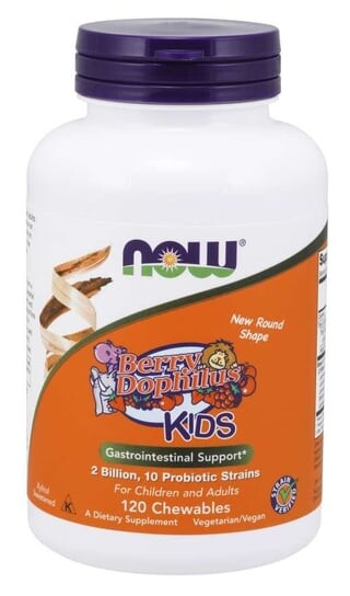 

Now Foods, BerryDophilus Kids (пробиотик для детей) - 120 таблеток