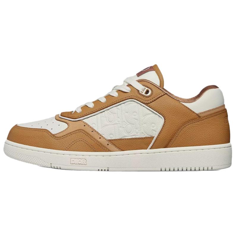 DIOR Кроссовки для скейтбординга B27 Uptown Low Top, унисекс, коричневые