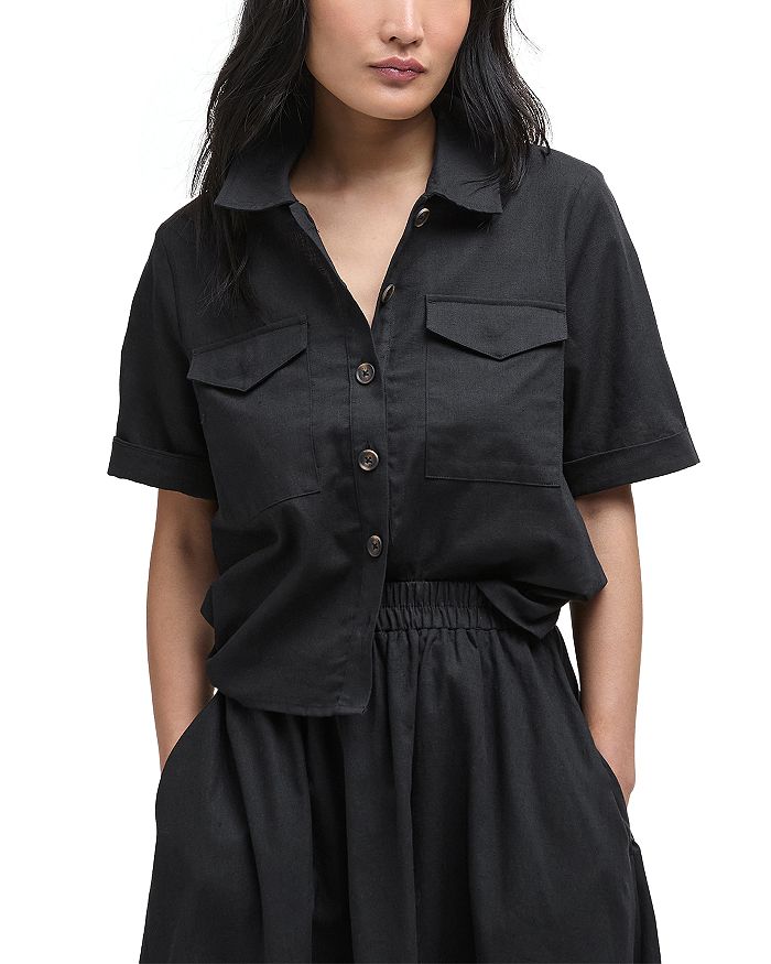 

Луна Рубашка Barbour, черный
