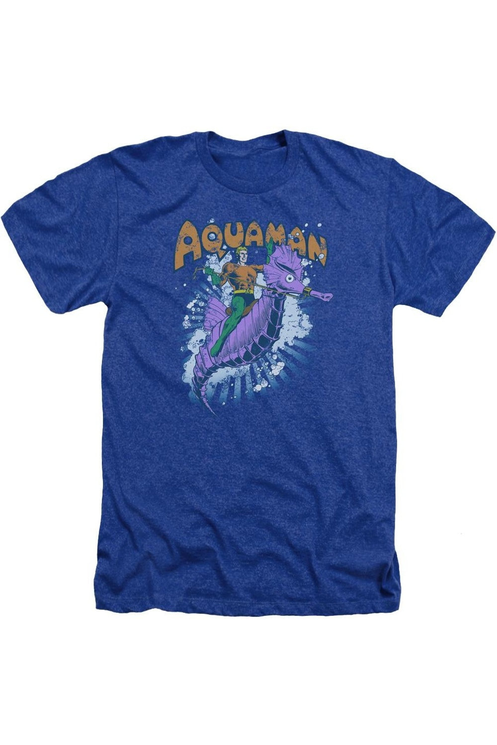 

DC Comics Ride Free Adult Heather Tee / Футболка Gildan, синий