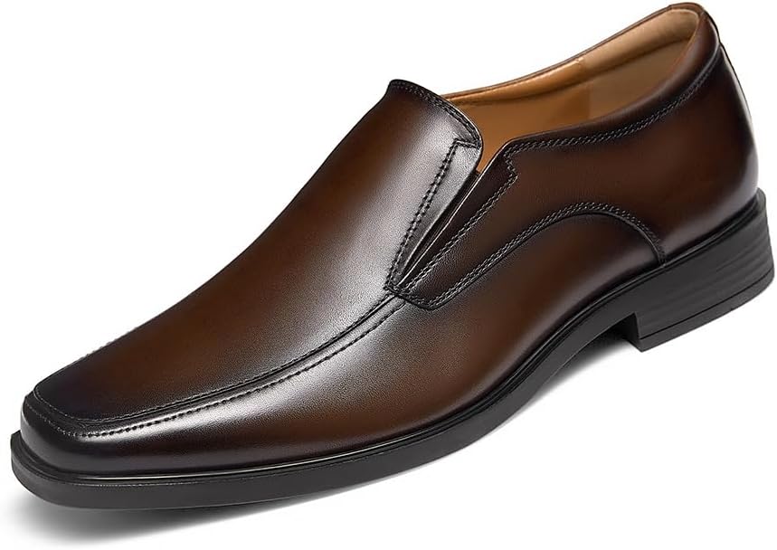 

Мужские лоферы GIFENNSE из кожи, обувь на каждый день, темно-коричневый