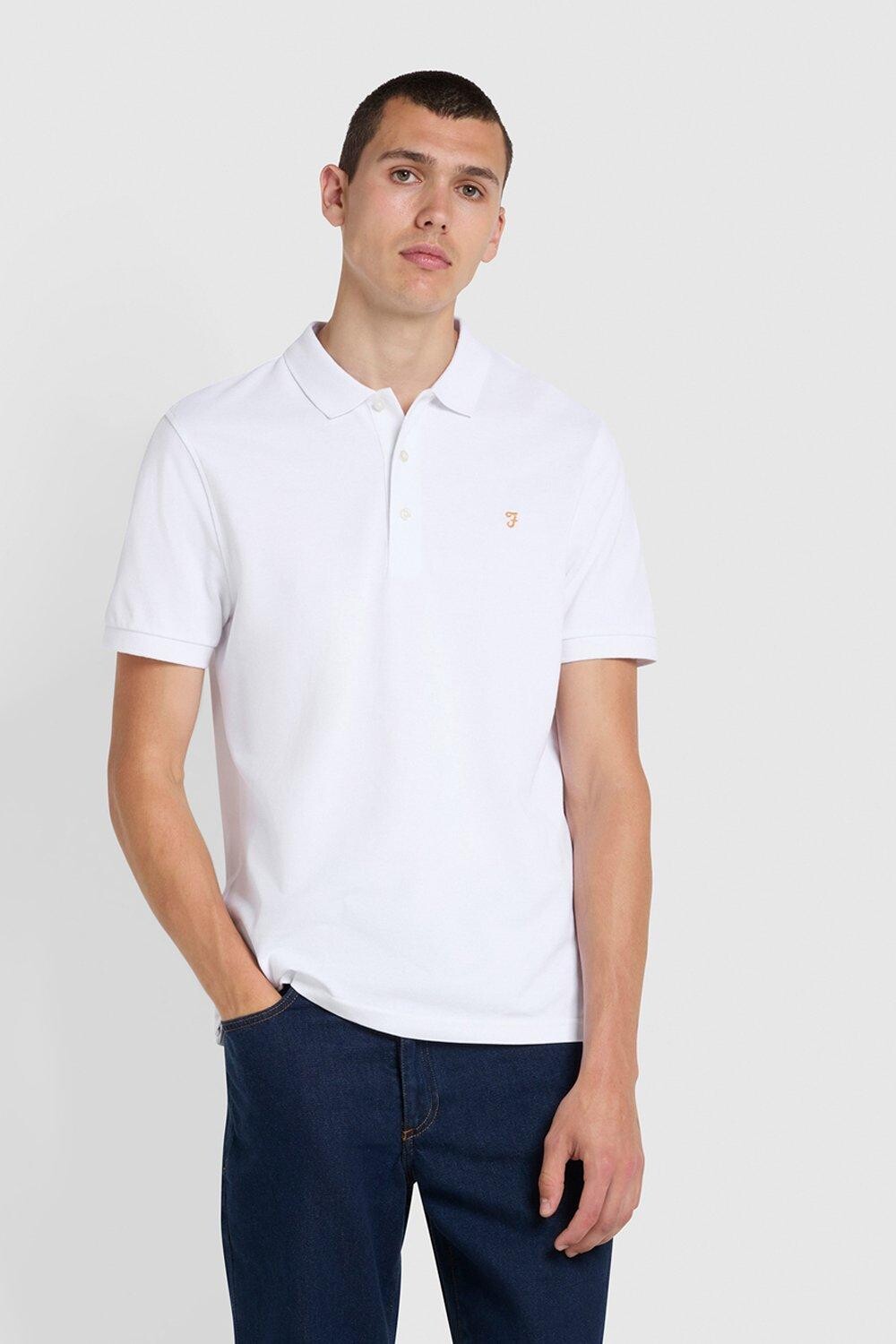 

Поло с короткими рукавами Blanes, белое Debenhams, белый