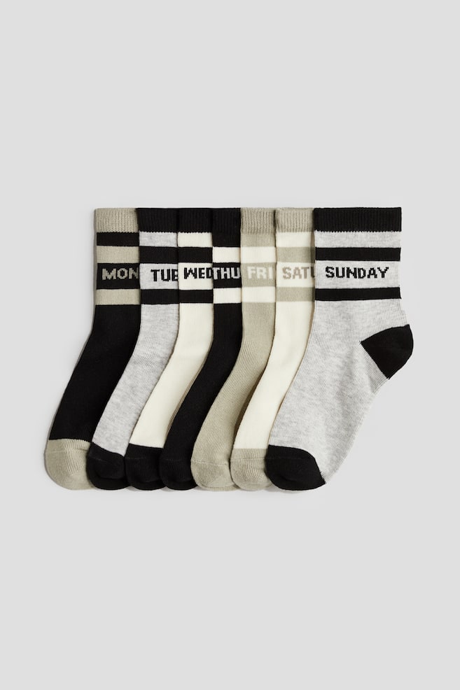

7-Упаковка носков H&M, мультиколор