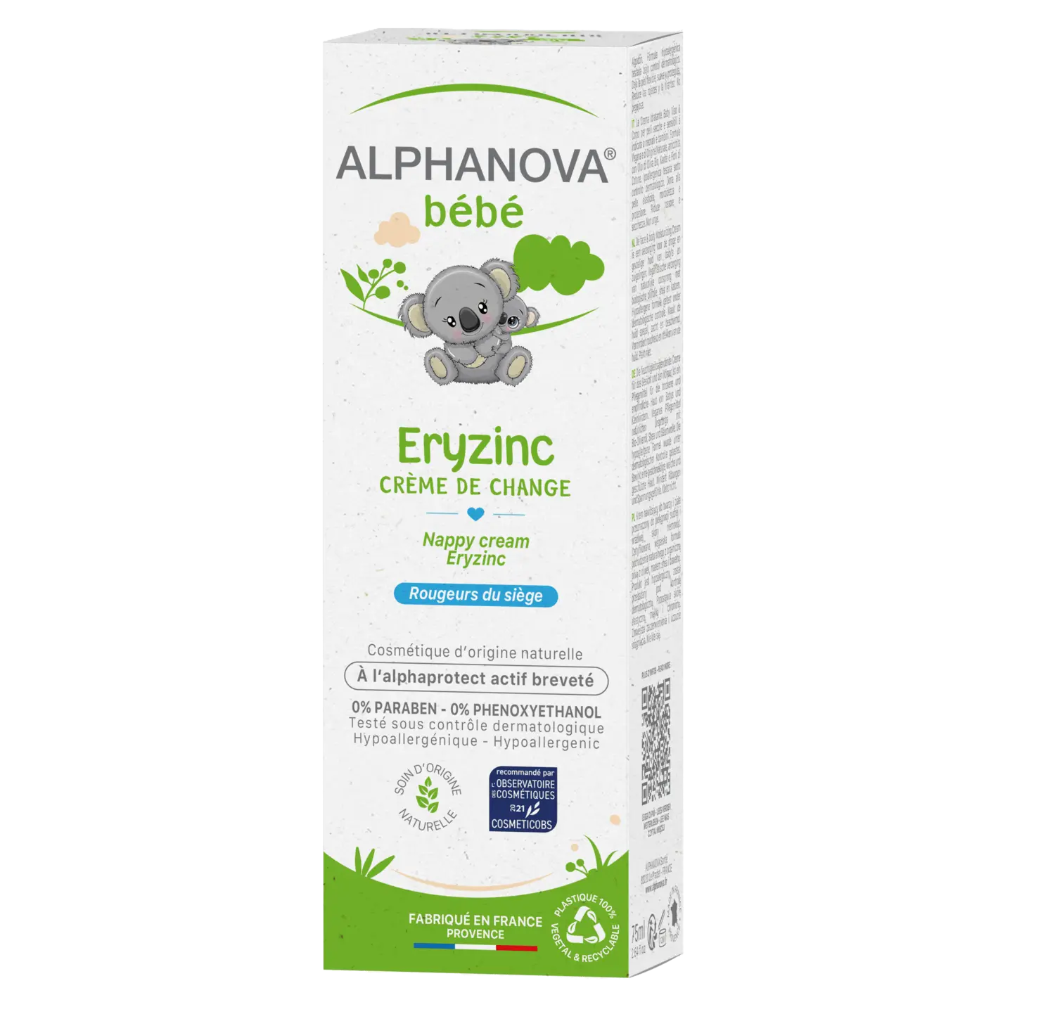 

Крем от опрелостей Alphanova Bebe, 75 гр
