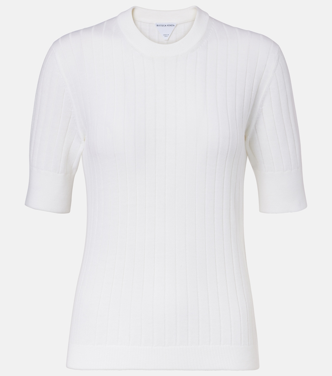 

Топ с рубчиком Bottega Veneta, Chalk
