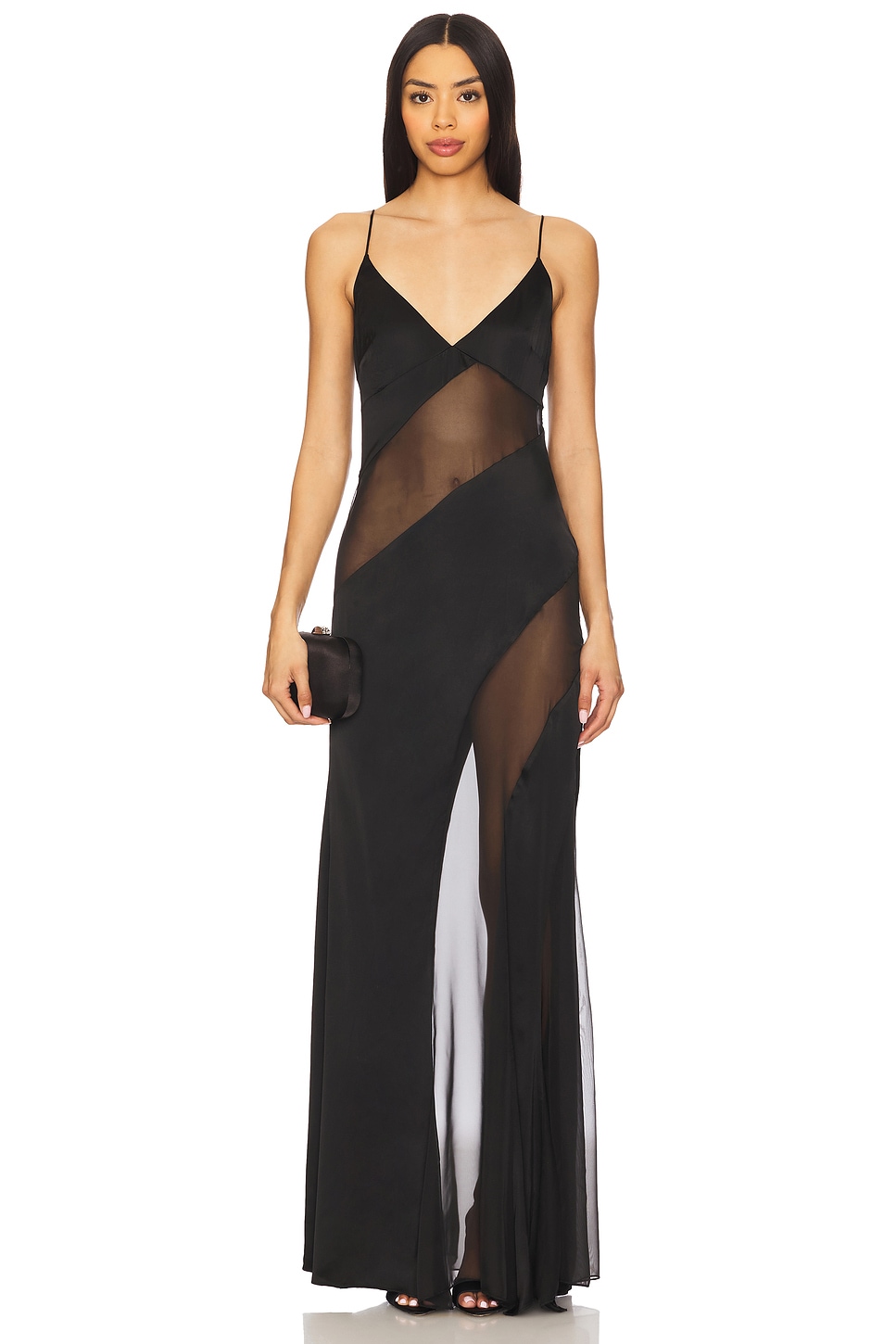

Длинное платье jaden maxi Nbd, black