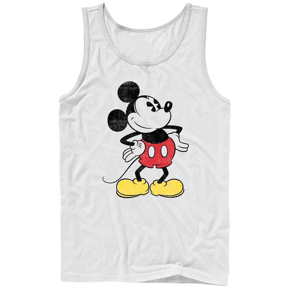 

Мужская майка с рисунком Микки Мауса Disney's в винтажном стиле, белый