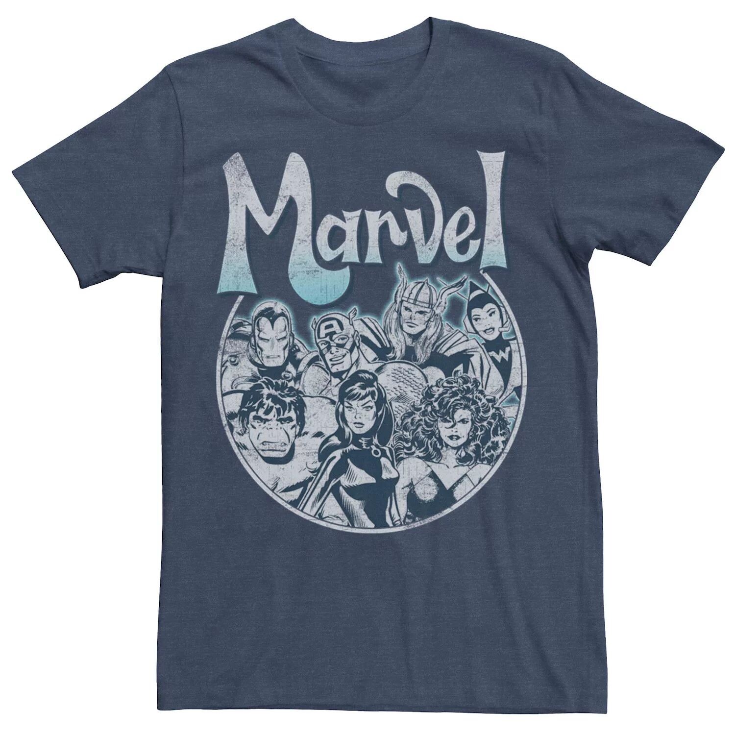 

Мужская винтажная футболка с комиксами Marvel Rock Licensed Character