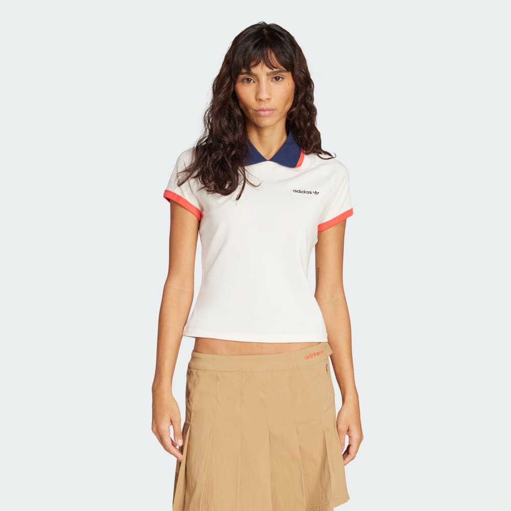 

Футболка Adidas Polo Shirt, цвет Off White