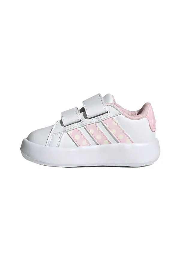Grand court minnie cf i кроссовки для трейлраннинга Adidas Performance, Ftwr White Clear Pink Chalk White — фото 2