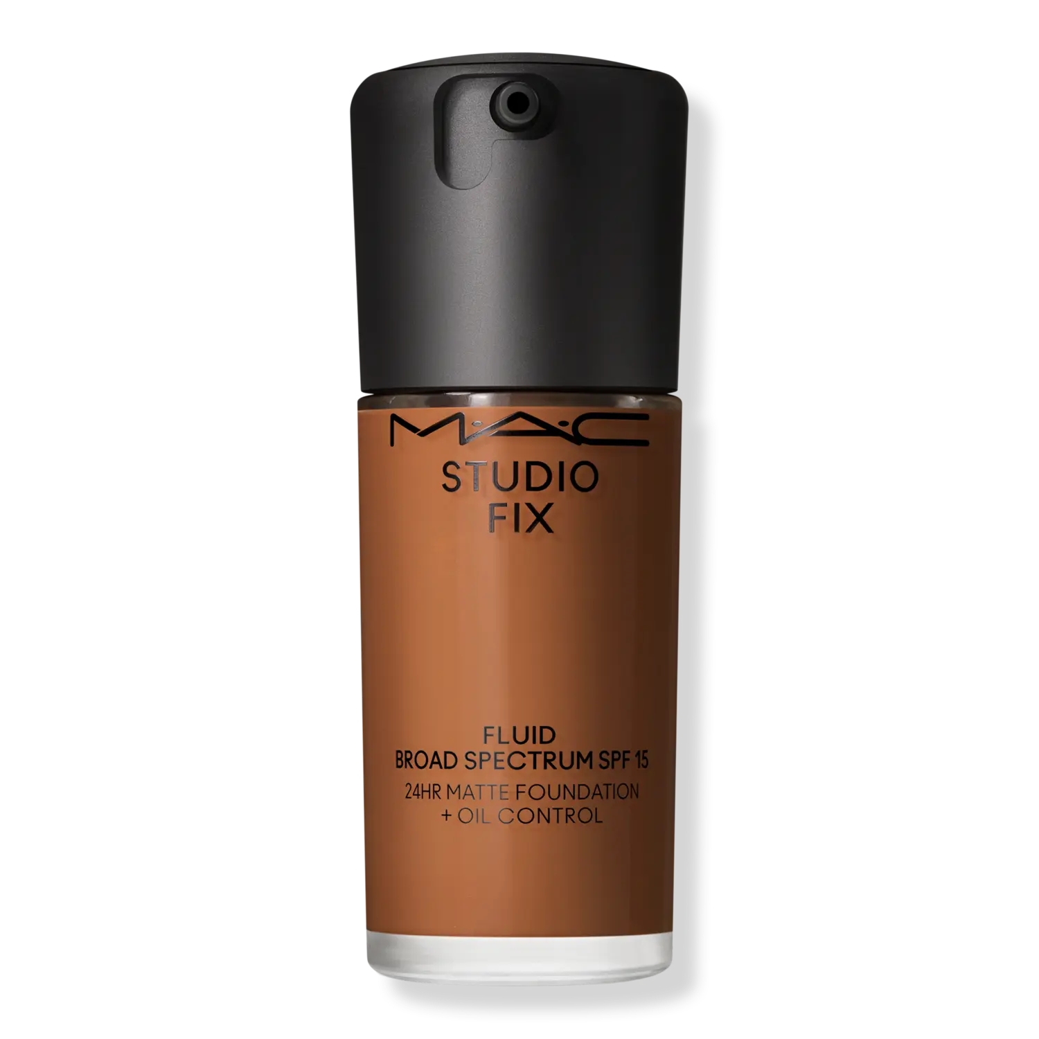 

Тональный крем Studio Fix Fluid SPF15 с матирующим эффектом и контролем жирности кожи на 24 часа. MAC, NC50 (rich brown with golden undertone for deep dark skin)