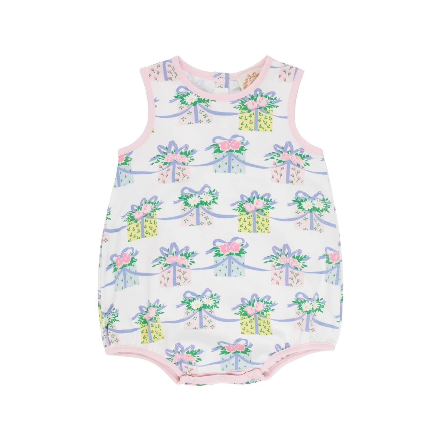 

Детская рубашка Patton Play Bubble розового цвета Palm Beach The Beaufort Bonnet Company