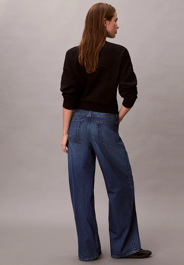 Джинсы, свободные с заниженной талией, Calvin Klein Jeans — фото 2