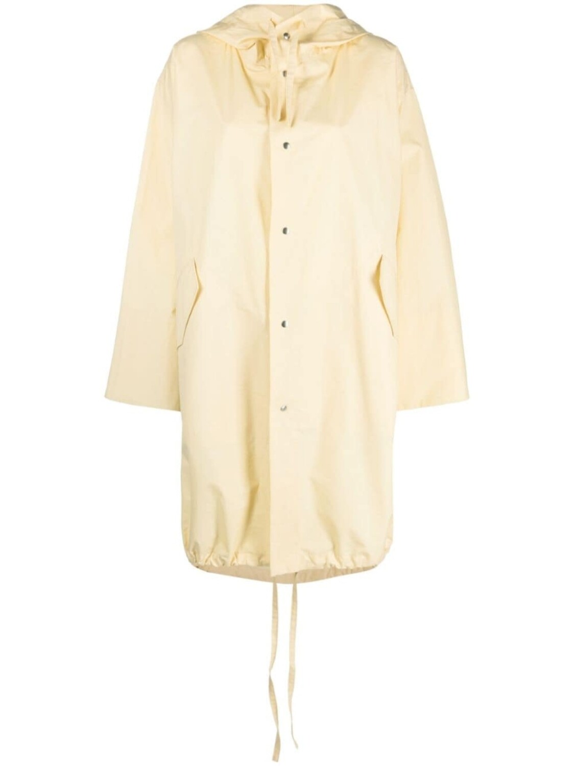 

Jil Sander пальто с кулиской и логотипом, нейтральный цвет