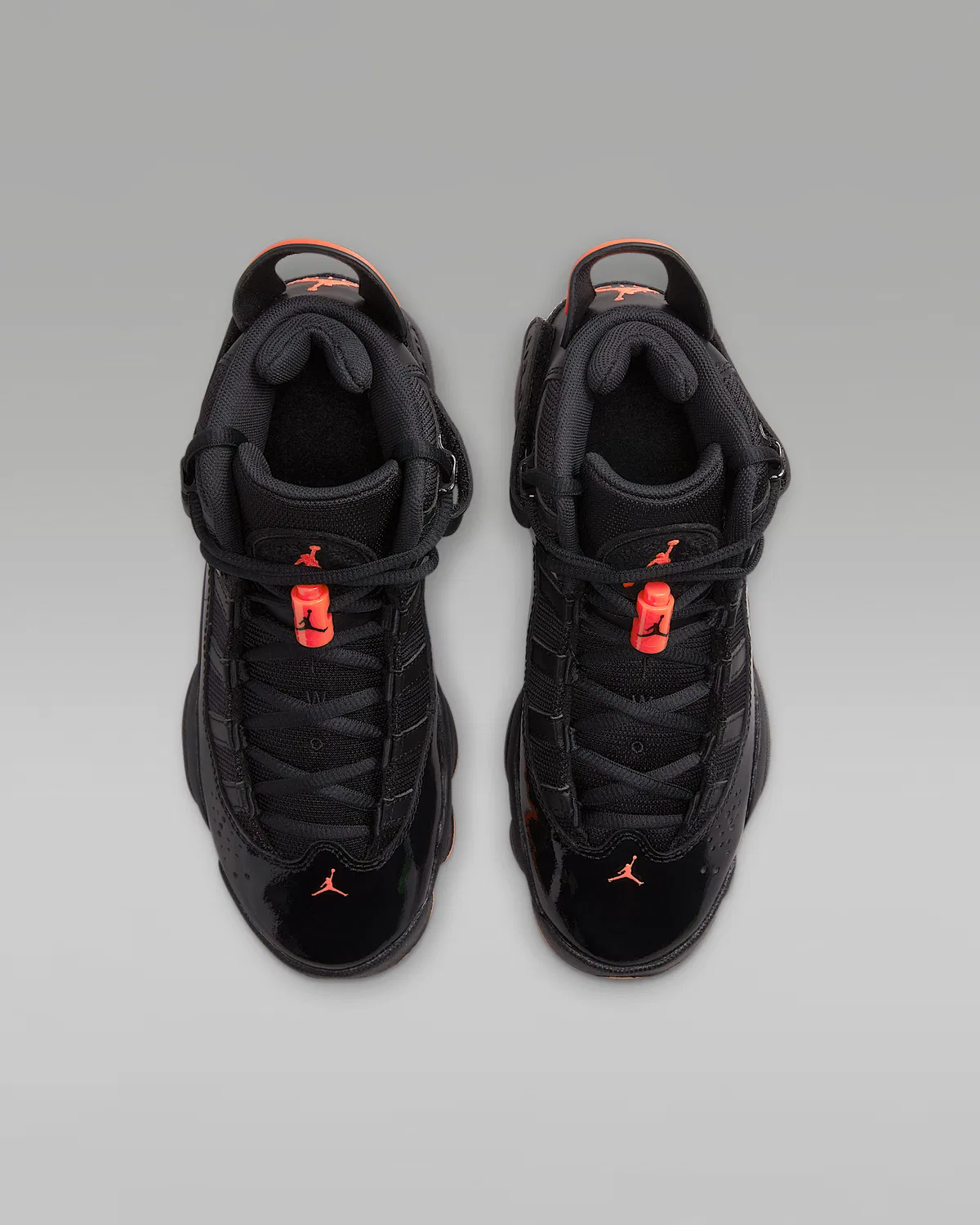 Детские кроссовки Jordan 6 Rings, Black/Black/Infrared 23 — фото 4