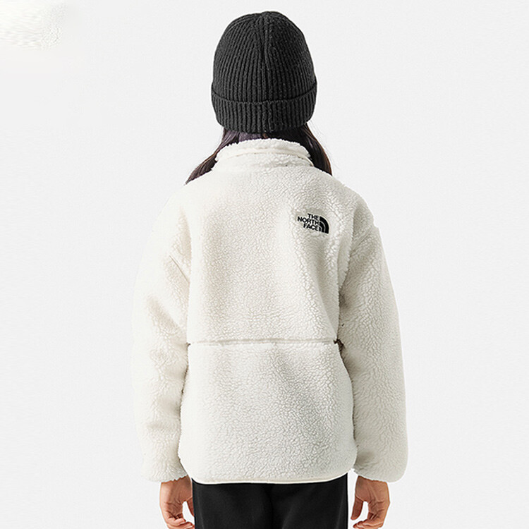 THE NORTH FACE Детская бархатная куртка, цвет White — фото 3