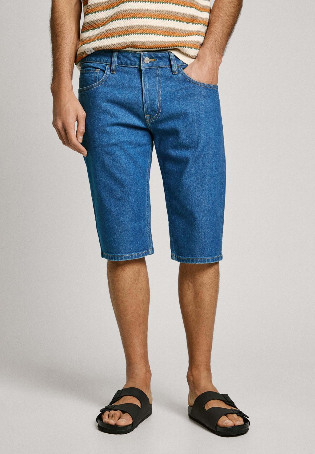 

Джинсовые шорты STRAIGHT CASH Pepe Jeans, синий