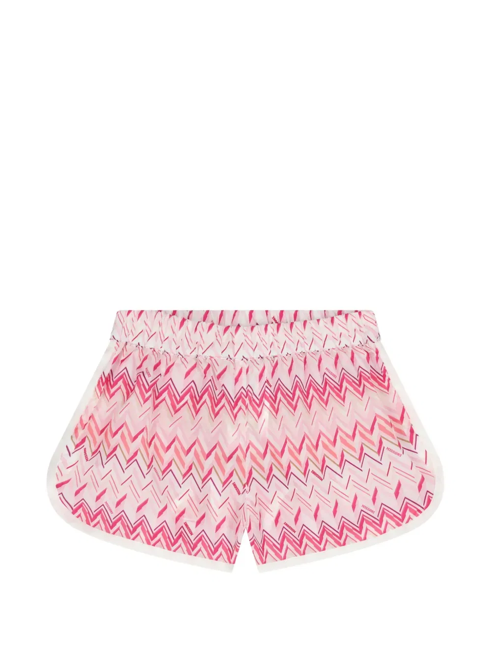 Шорты «зигзаг» Missoni Kids, розовый