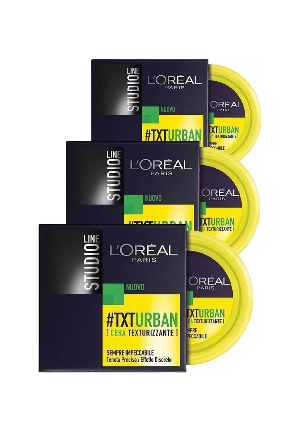 

Уход за волосами L'ORÉAL PARIS CERA PER CAPELLI STUDIO LINE TXT, CERA MALLEABILE, 75ML, 3 PACK L'Oréal Paris, черный