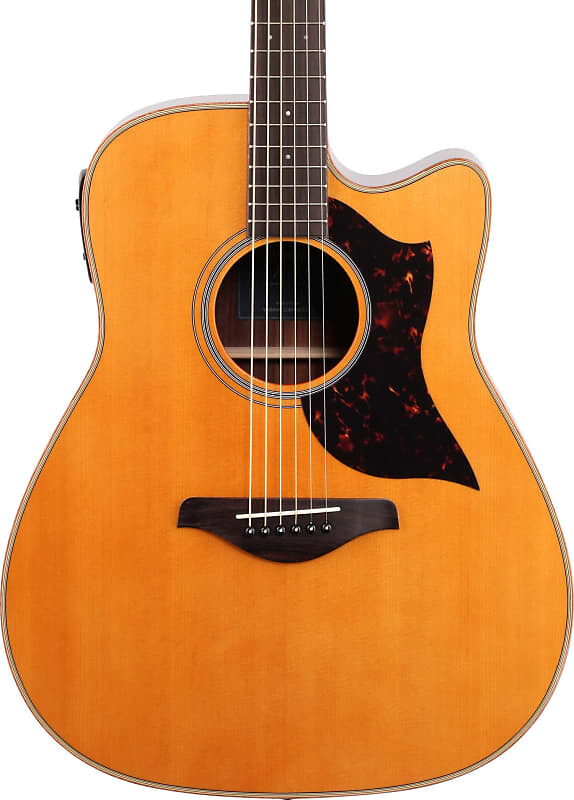 Акустическая гитара Yamaha A1R A Series Acoustic-Electric Guitar, Vintage Natural