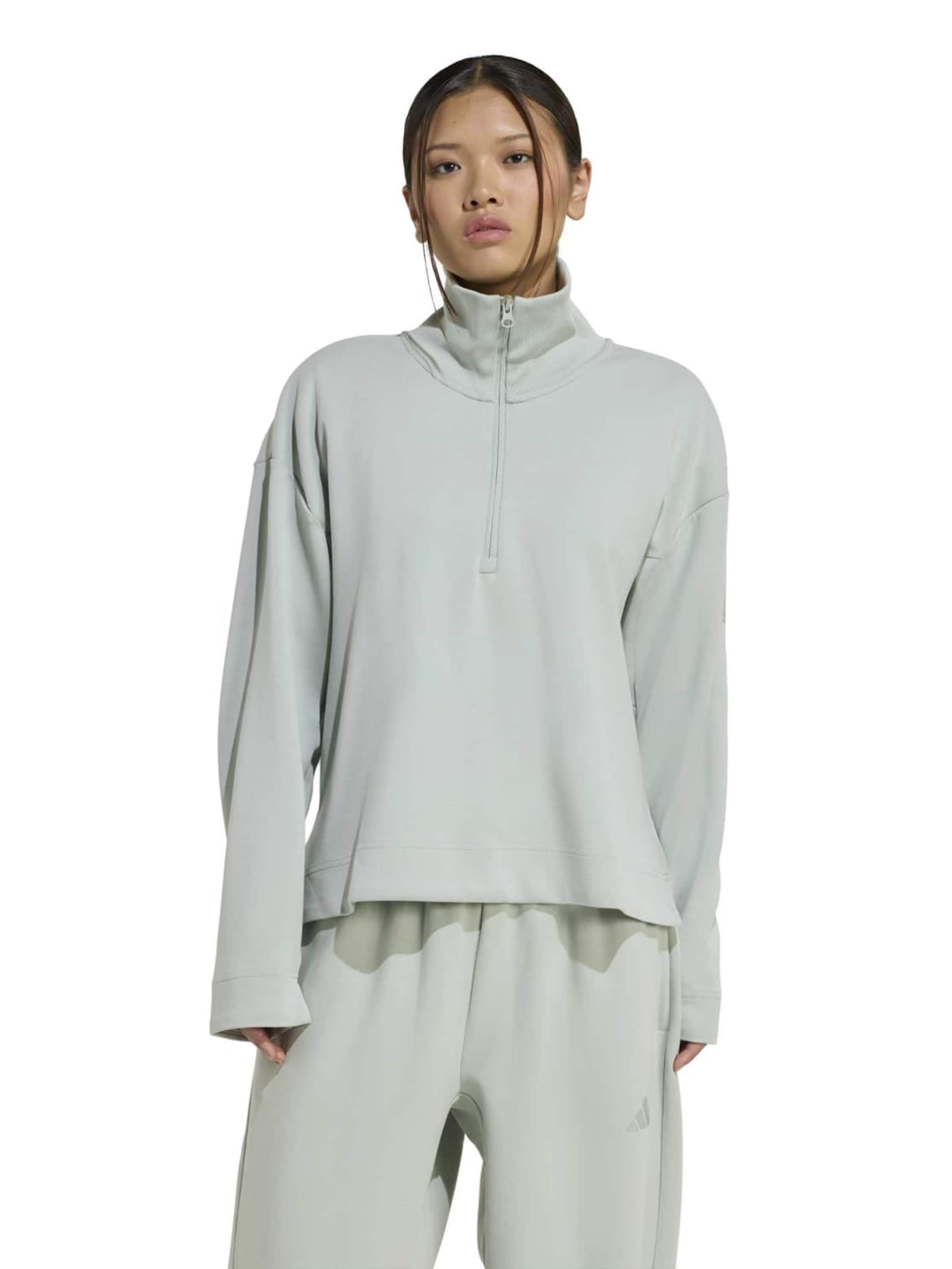 Adidas Sportswear Спортивный свитшот 'ALL SZN' в пастельно-зеленом цвете — фото 2