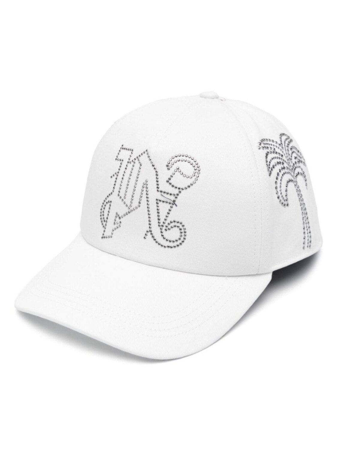 

Palm Angels бейсболка Milano с заклепками, белый