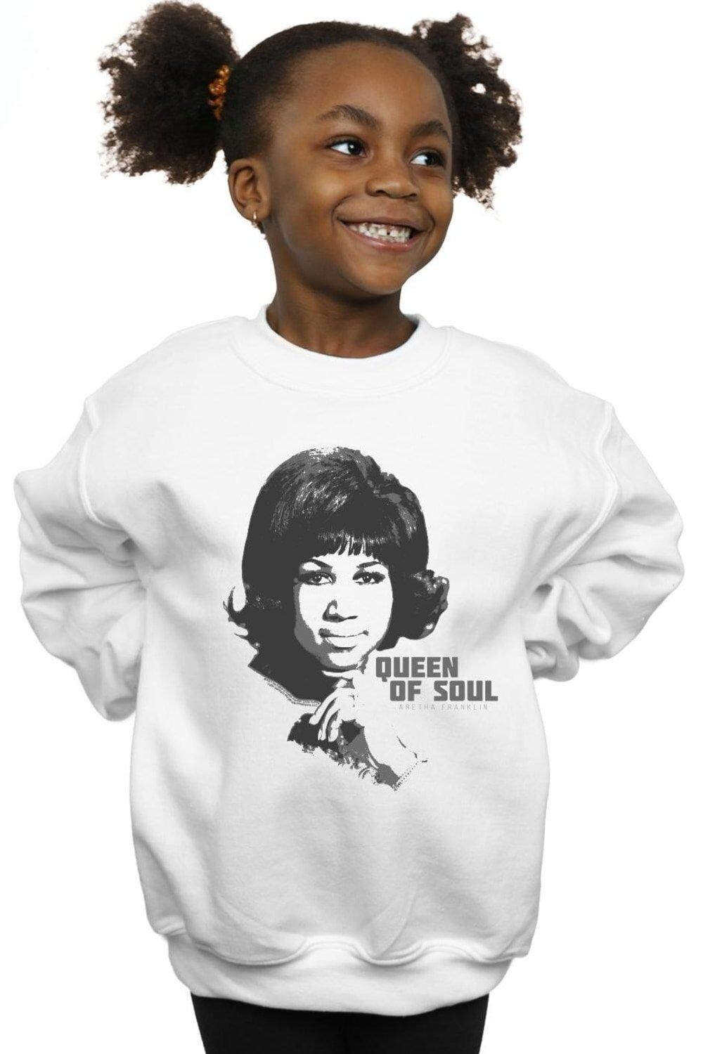 

Толстовка «Королева соула» Aretha Franklin, белый