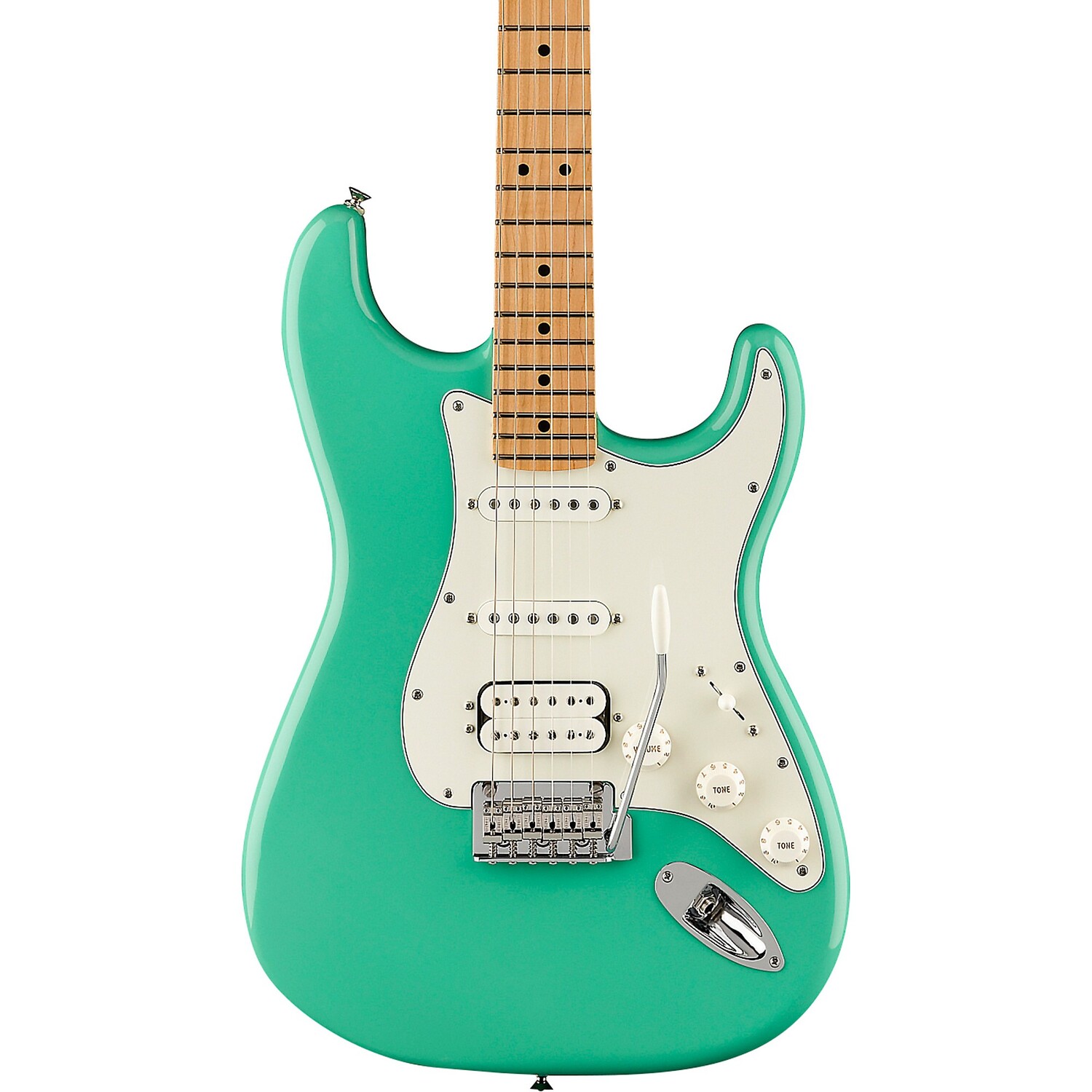 

Fender Player Stratocaster HSS Кленовая накладка на гриф Электрогитара Морская пена Зеленый