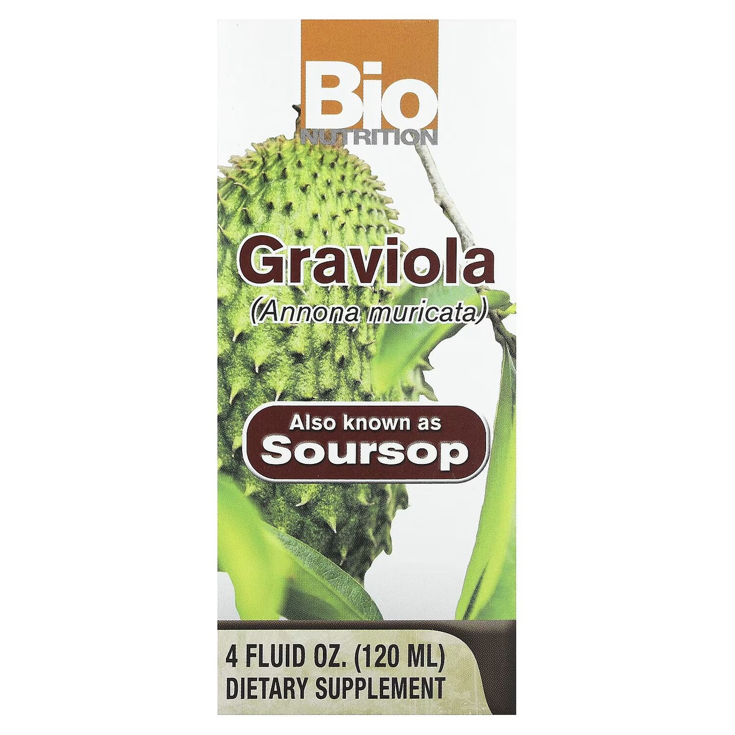 

Гравиола, 4 жидких унции (120 мл) Bio Nutrition