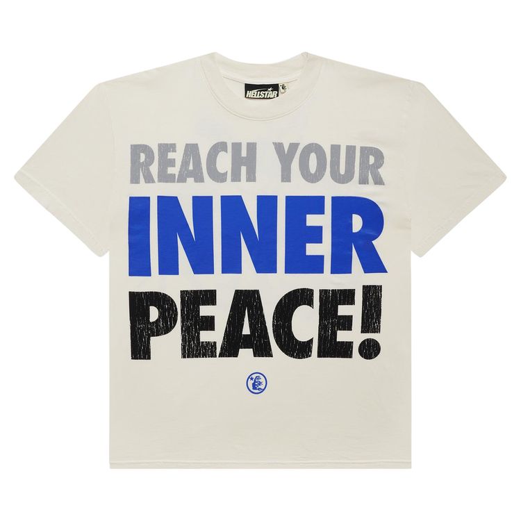 

Футболка Hellstar Inner Peace T-Shirt White, кремовый