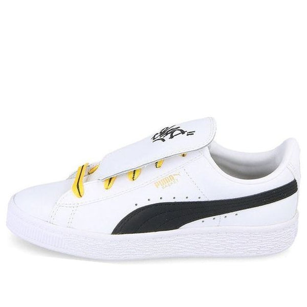 

Кроссовки minions basket tongue ps sneakers white/black Puma, белый