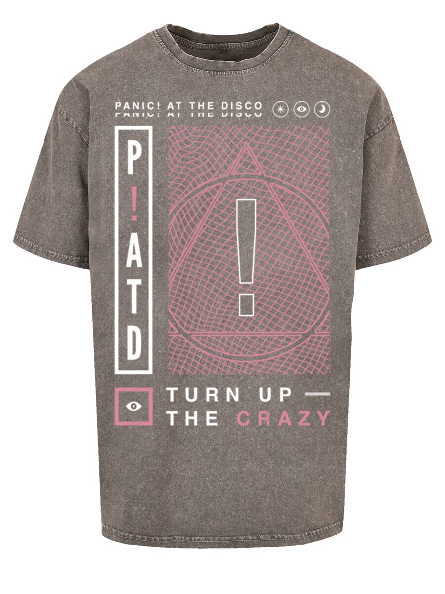 

Рубашка F4NT4STIC Panic At The Disco Turn Up The Crazy, серый