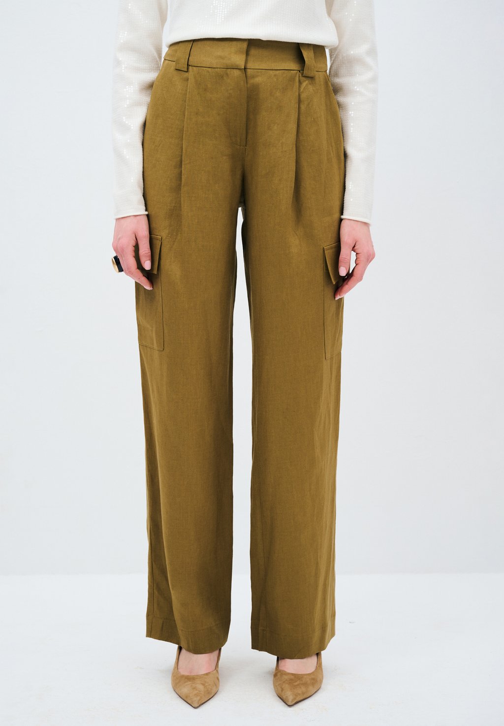 

Брюки карго WITH POCKETS adL, оливковый